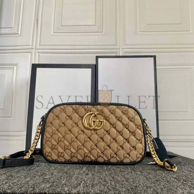 GUCCI MARMONT SMALL MATELASSE SHOULDER BAG 447632  (24*13*7cm)